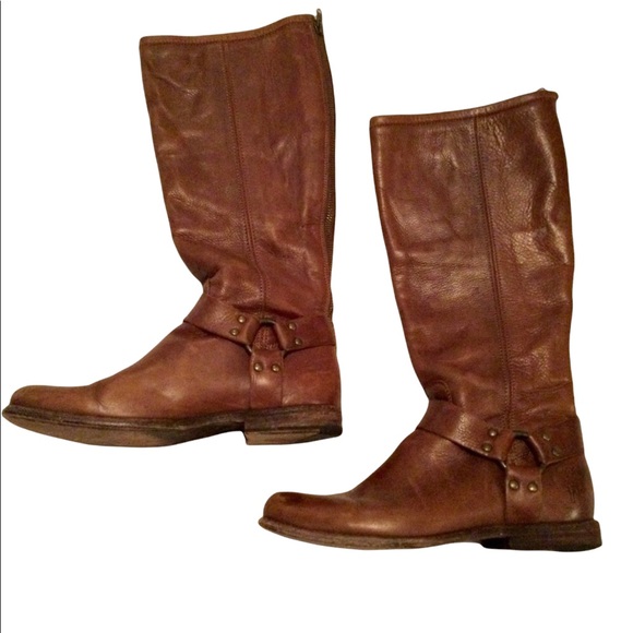 FRYE ALL LEATHER BOOTS. EUC - Picture 4 of 4